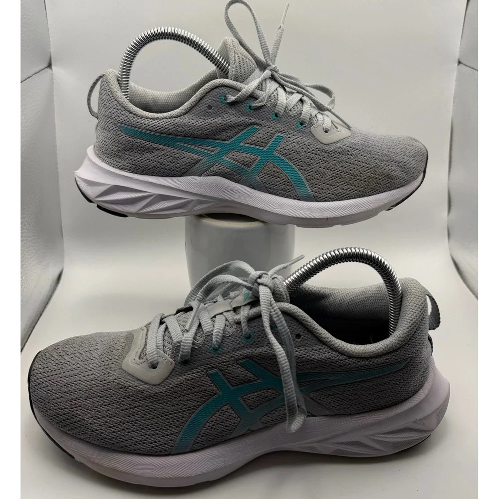 ASICS Jolt 3 Women 8 Grey Teal Good Running Shoes 1012B179